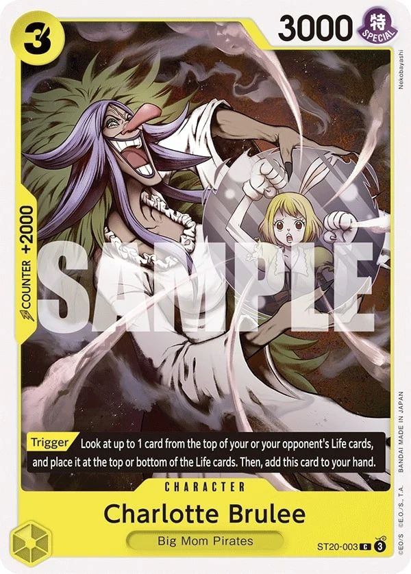 Carte One Piece anglaise Charlotte Brulee ST20-003 C
