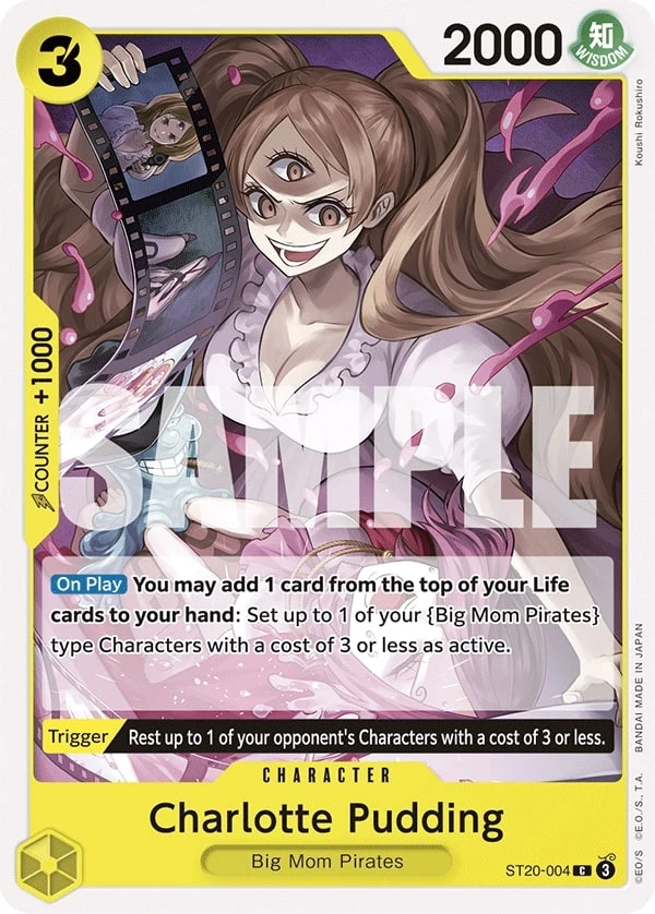 Carte One Piece anglaise Charlotte Pudding ST20-004 C