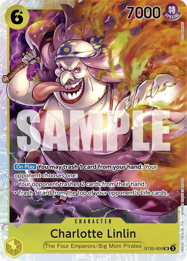 Carte One Piece anglaise Charlotte Linlin ST20-005 SR