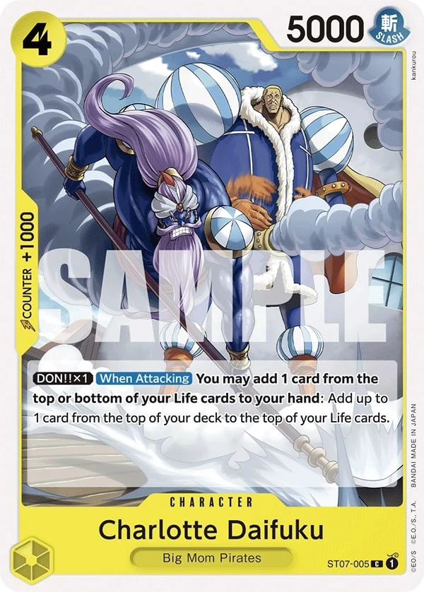 Carte One Piece anglaise Charlotte Daifuku ST07-005 C