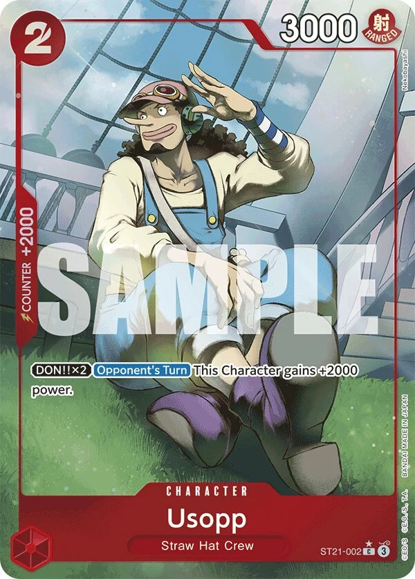 Carte One Piece anglaise Usopp ST21-002 C