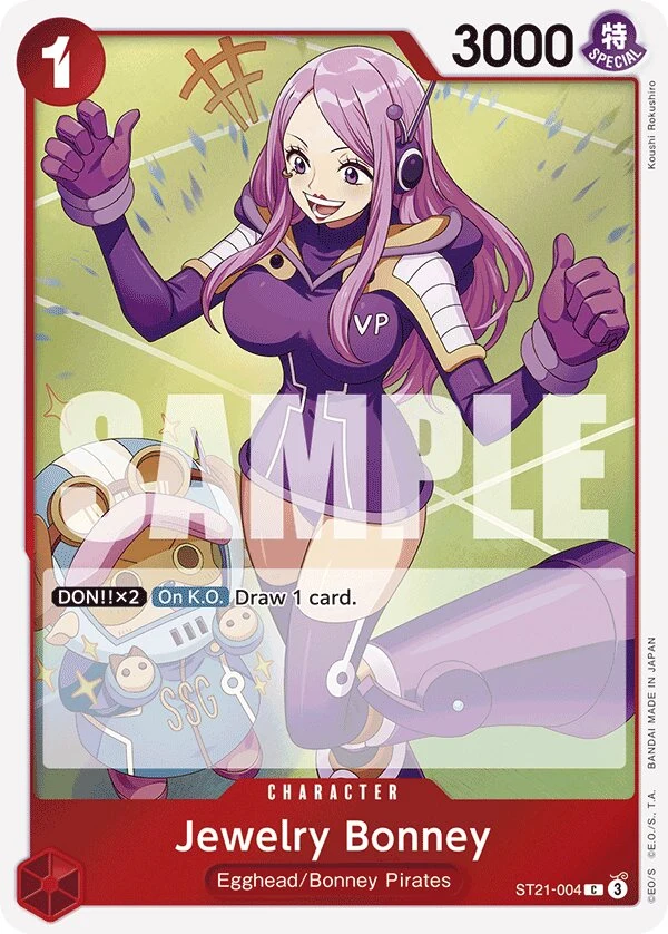 Carte One Piece anglaise Jewelry Bonney ST21-004 C