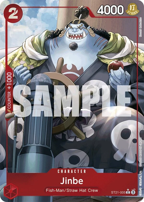 Carte One Piece anglaise Jinbe ST21-005 C