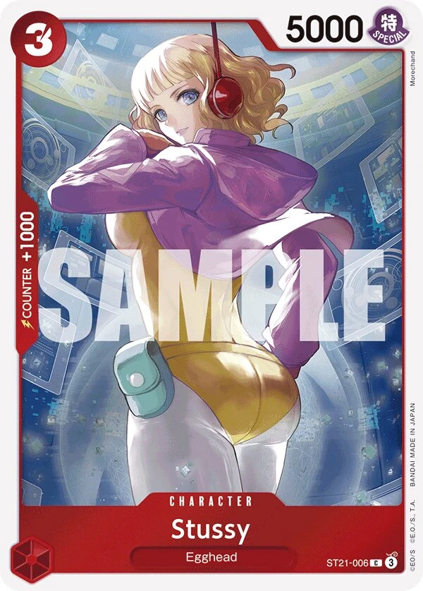 Carte One Piece anglaise Stussy ST21-006 C
