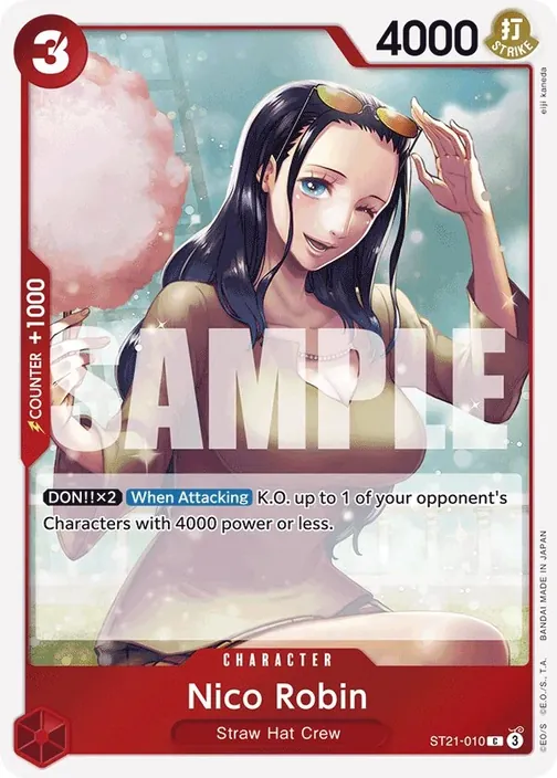 Carte One Piece anglaise ST21-010 Nico Robin