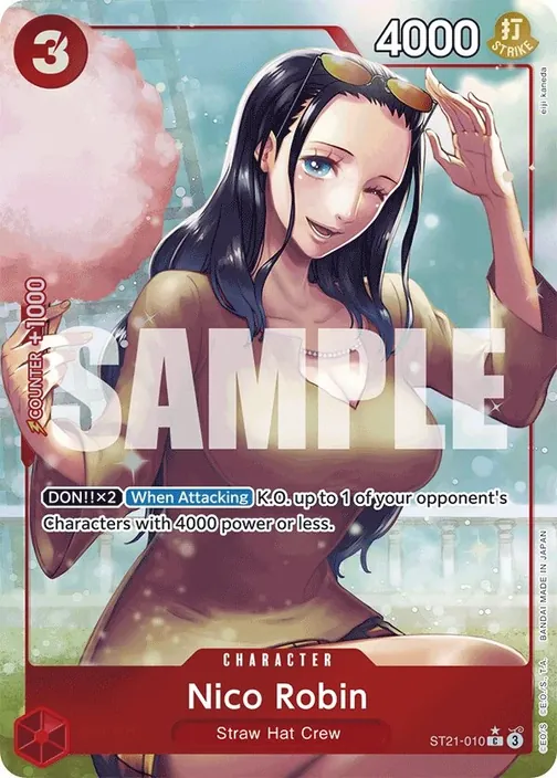 Carte One Piece anglaise ST21-010 Nico Robin (version 2)