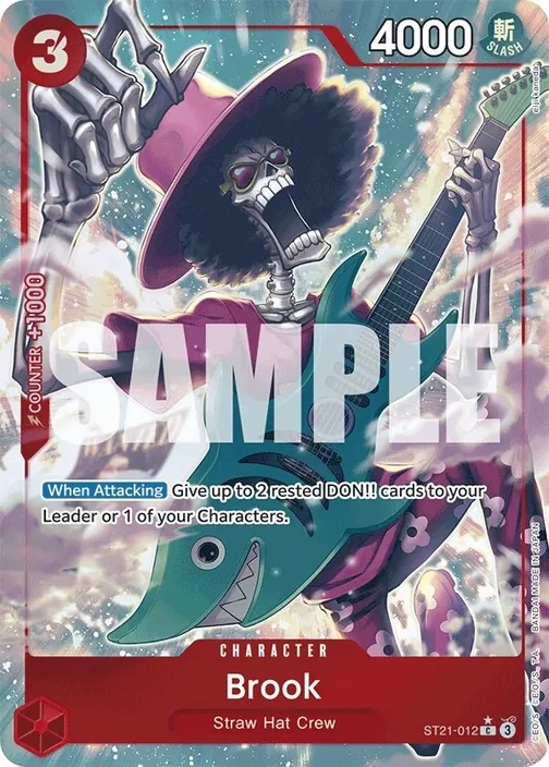Carte One Piece anglaise ST21-012 Brook (version 2)