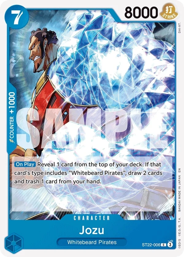 Carte One Piece anglaise Jozu ST22-006 C