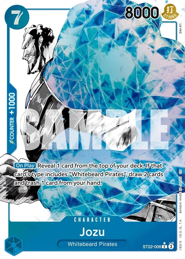Carte One Piece anglaise Jozu ST22-006 C