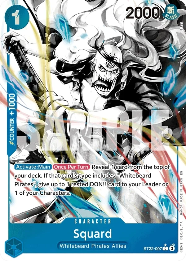 Carte One Piece anglaise Squard ST22-007 C