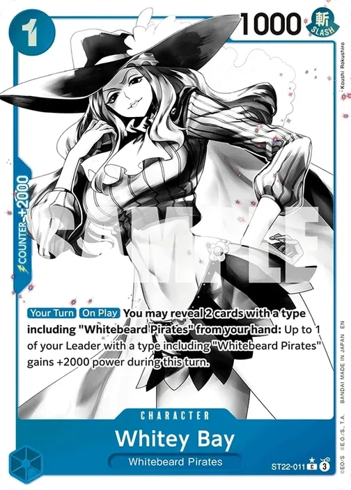 Carte One Piece anglaise ST22-011 Whitey Bay (version 2)