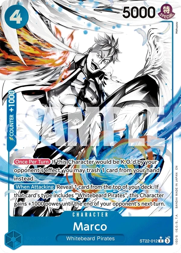 Carte One Piece anglaise Marco ST22-012 C