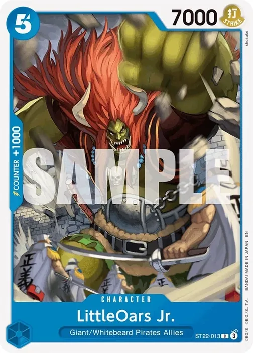 Carte One Piece anglaise ST22-013 LittleOars Jr.
