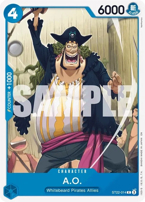 Carte One Piece anglaise ST22-014 A.O.