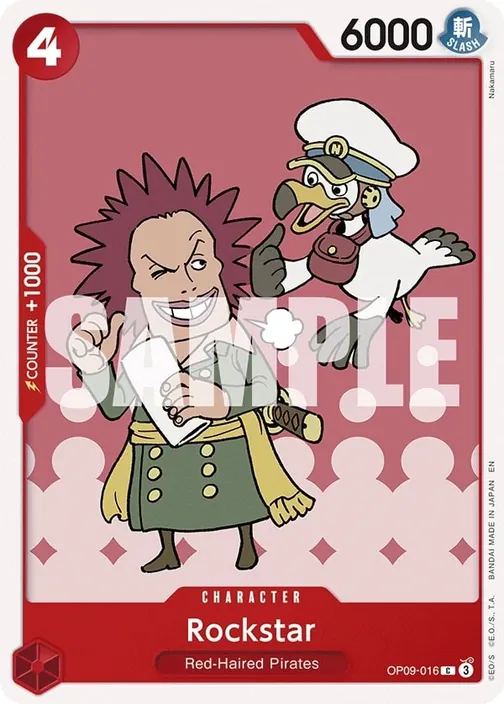Carte One Piece anglaise OP09-016 Rockstar
