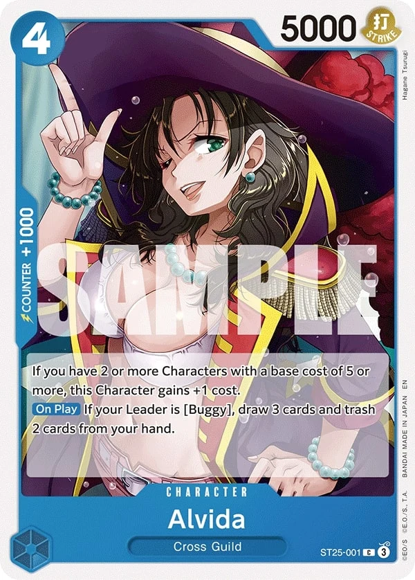 Carte One Piece anglaise Alvida ST25-001 C