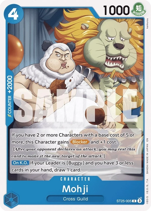 Carte One Piece anglaise Mohji ST25-005 C