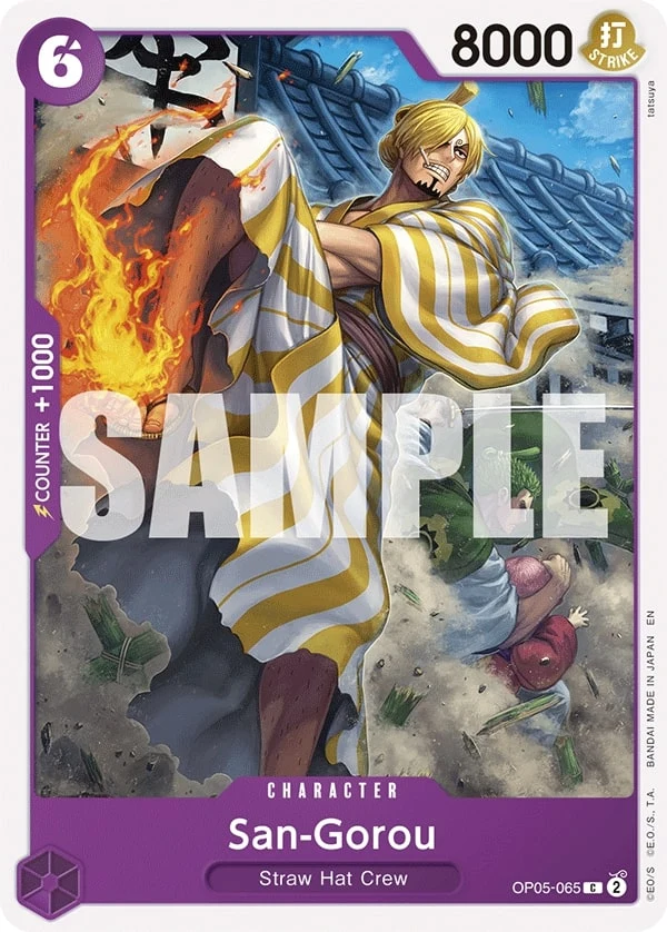 Carte One Piece anglaise San-Gorou OP05-065 C