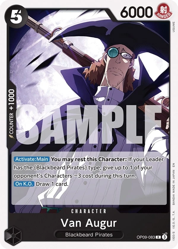 Carte One Piece anglaise Van Augur OP09-083 R