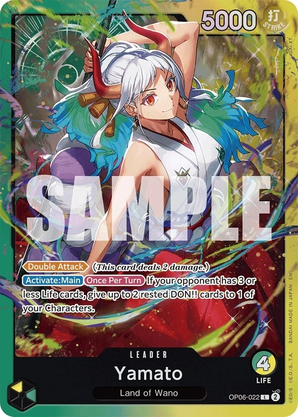 Carte One Piece anglaise Yamato OP06-022 L