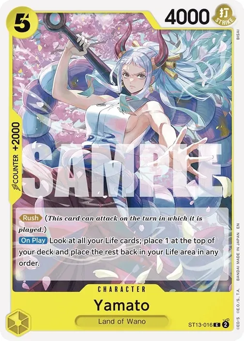 Carte One Piece anglaise ST13-016 Yamato