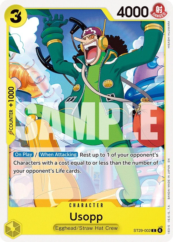 Carte One Piece anglaise Usopp ST29-002 C