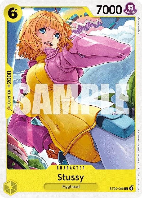 Carte One Piece anglaise Stussy ST29-006 C