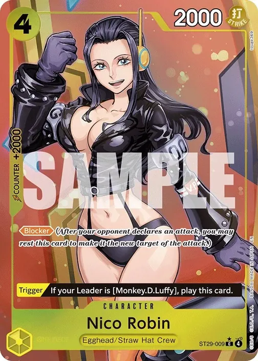 Carte One Piece anglaise ST29-009 Nico Robin (version 2)