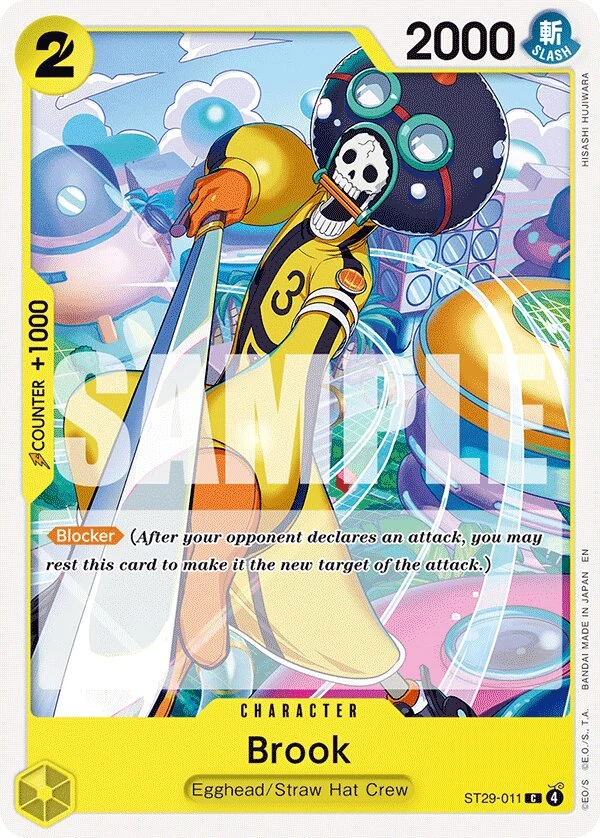 Carte One Piece anglaise Brook ST29-011 C