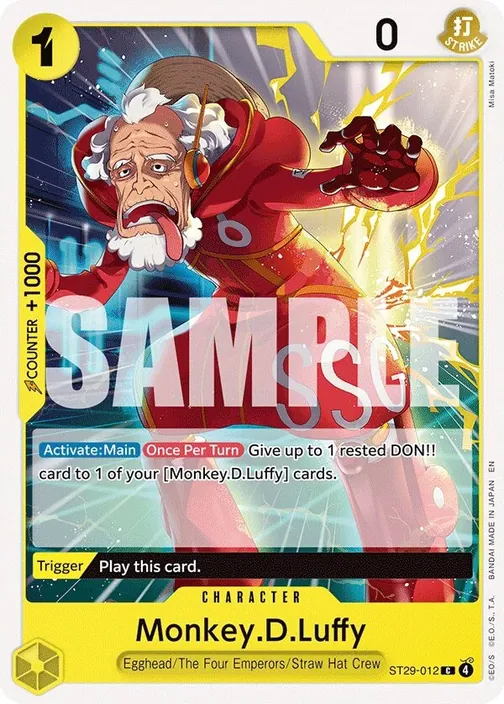 Carte One Piece anglaise ST29-012 Monkey.D.Luffy