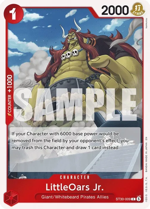 Carte One Piece anglaise ST30-009 LittleOars Jr.
