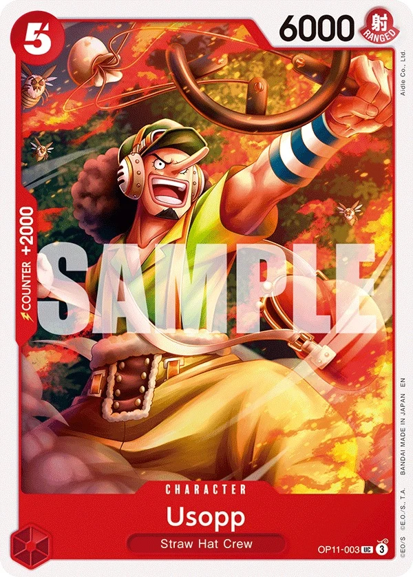 Carte One Piece anglaise Usopp OP11-003 UC