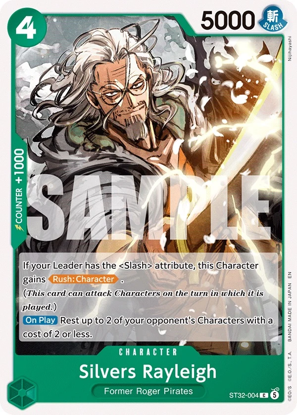 Carte One Piece anglaise Silvers Rayleigh ST32-004 C