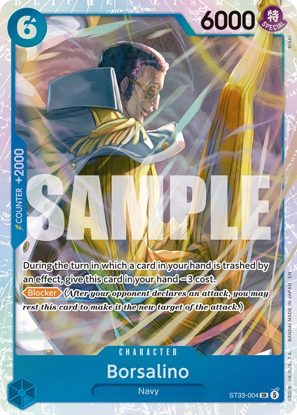 Carte One Piece anglaise Borsalino ST33-004 SR