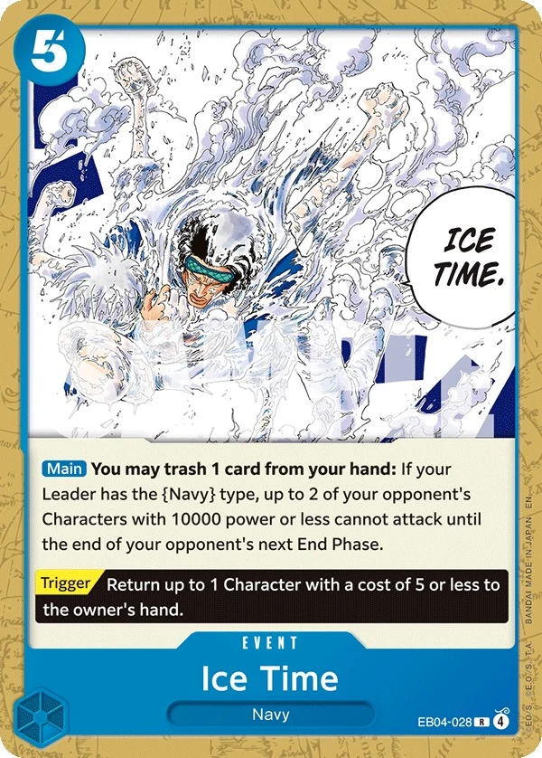 Carte One Piece anglaise Ice Time EB04-028 R
