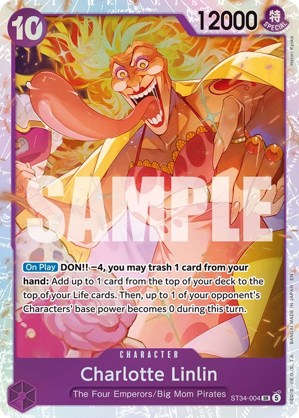 Carte One Piece anglaise Charlotte Linlin ST34-004 SR