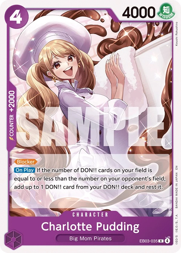 Carte One Piece anglaise Charlotte Pudding EB03-035 R