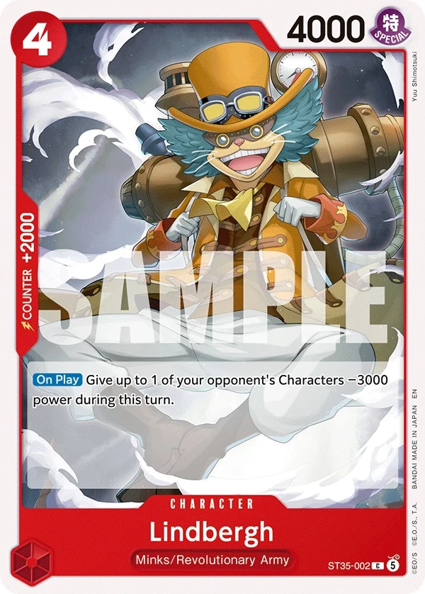 Carte One Piece anglaise Lindbergh ST35-002 C