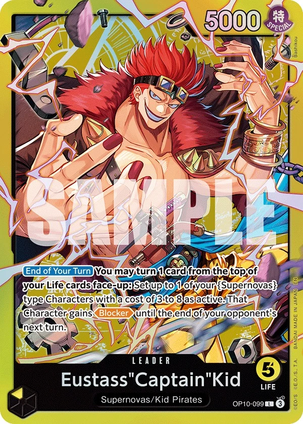 Carte One Piece anglaise Eustass"Captain"Kid OP10-099 L