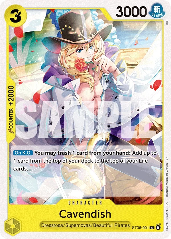 Carte One Piece anglaise Cavendish ST36-001 C