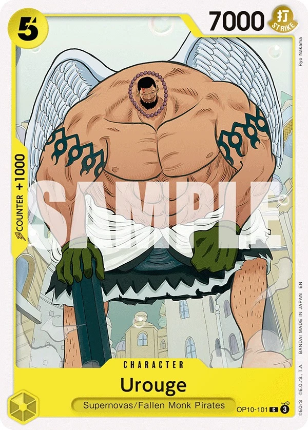 Carte One Piece anglaise Urouge OP10-101 C