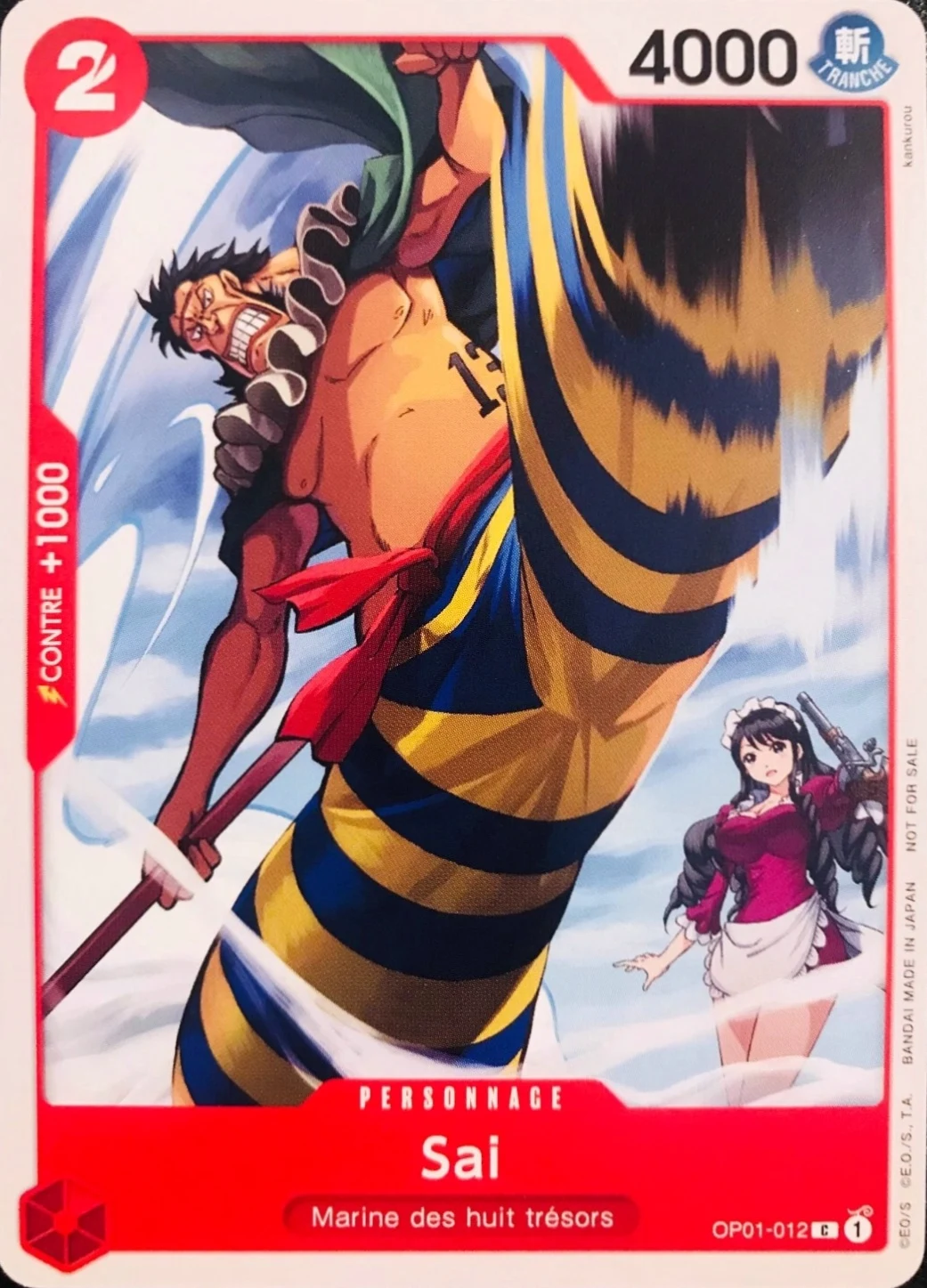 Carte One Piece française Sai OP01-012 C