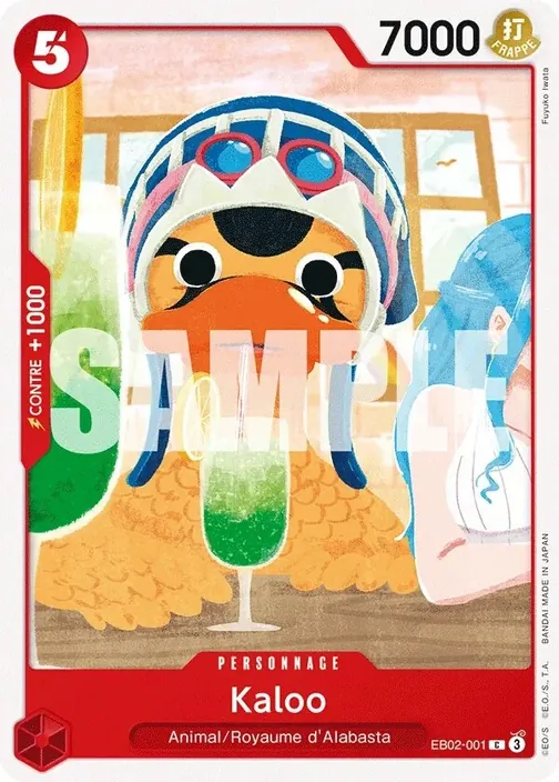 Carte One Piece française EB02-001 Kaloo