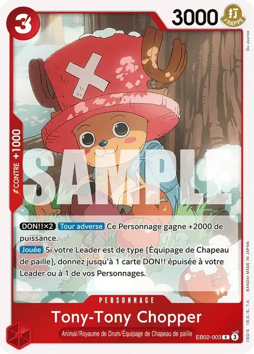 Carte One Piece française EB02-003 Tony-Tony Chopper