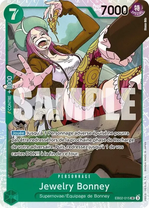 Carte One Piece française EB02-015 Jewelry Bonney