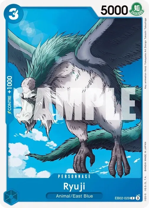 Carte One Piece française EB02-029 Ryuji