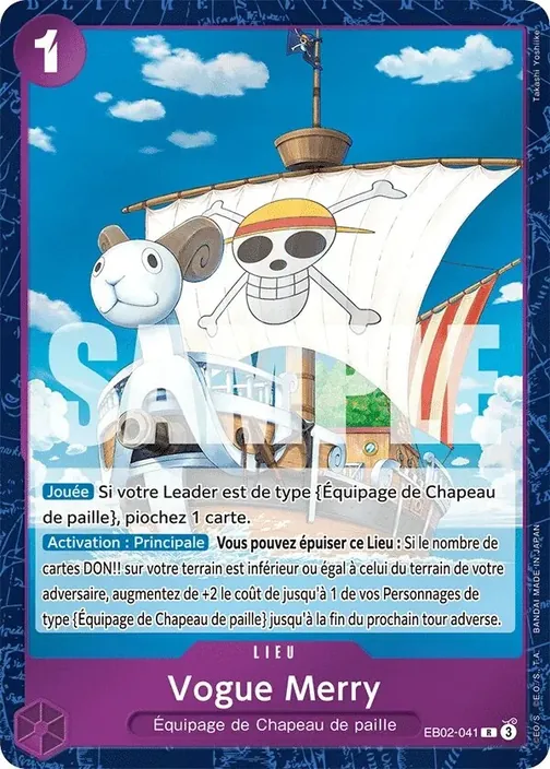 Carte One Piece française EB02-041 Vogue Merry