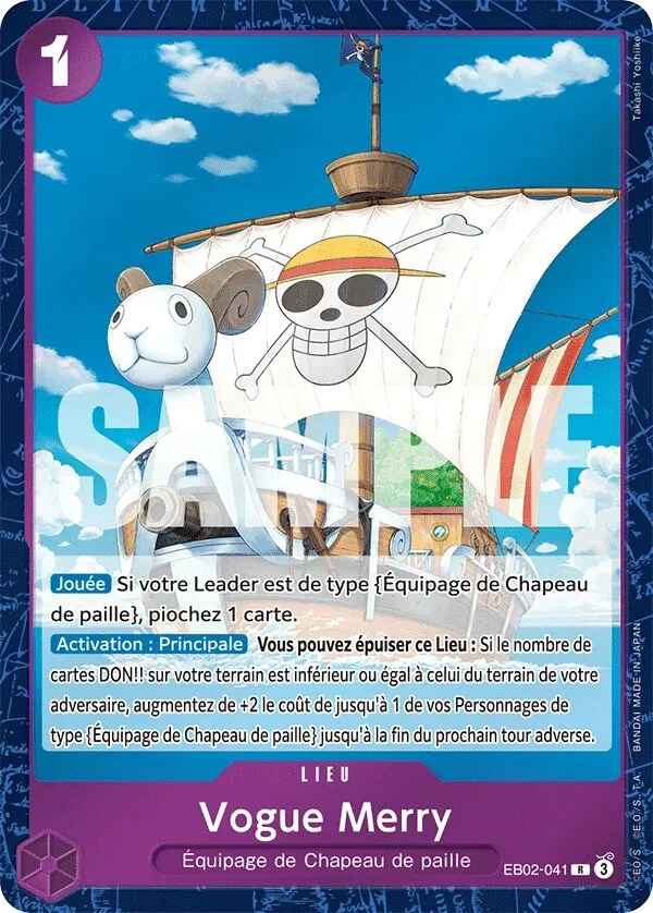 Carte One Piece française Vogue Merry EB02-041 R