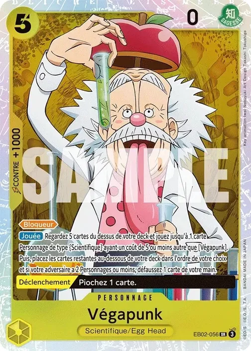 Carte One Piece française EB02-056 Végapunk