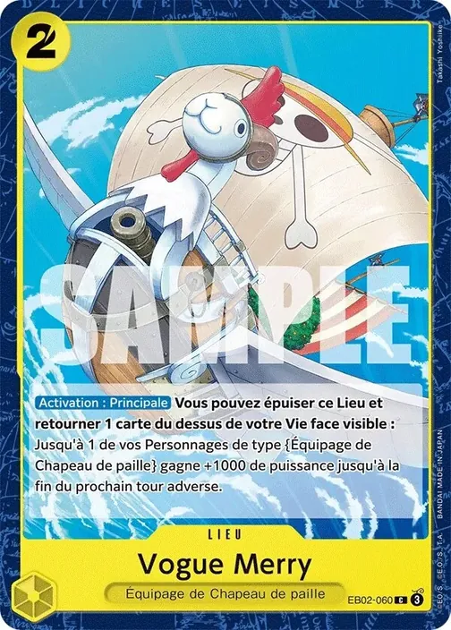 Carte One Piece française EB02-060 Vogue Merry